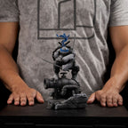 Teenage Mutant Ninja Turtles Art Scale Statue 1/10 Leonardo Black and White Variant 26 cm heo exclusive