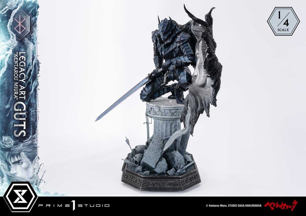 Berserk Legacy Art "Kentarou Miura" Statue 1/4 Guts 74 cm, view 10