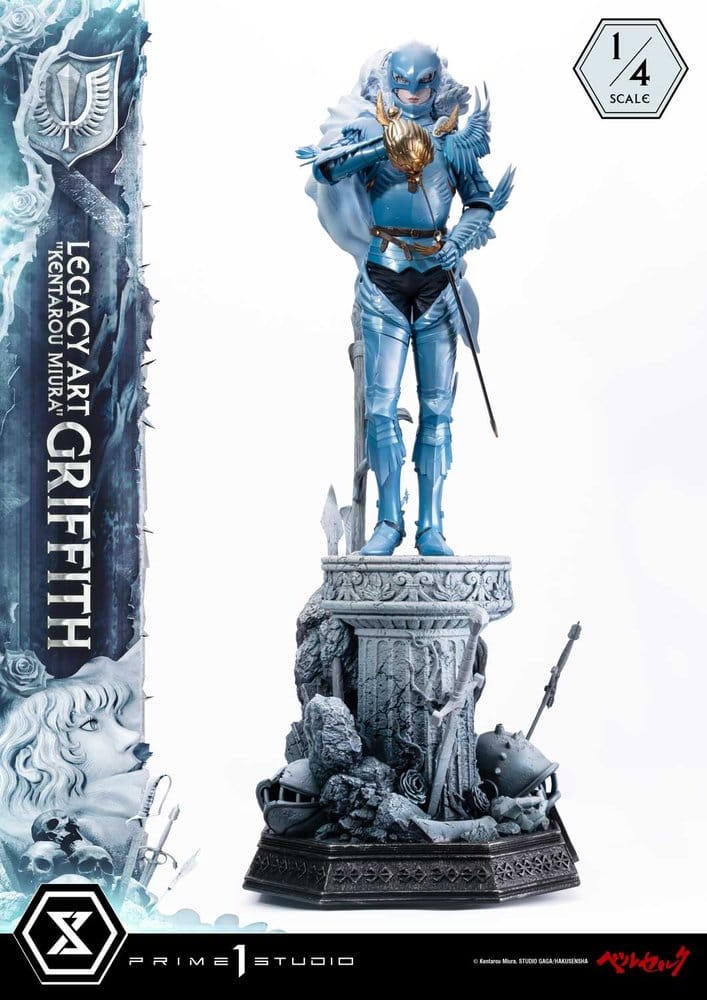 Berserk Legacy Art "Kentarou Miura" Statue 1/4 Griffith 93 cm, view 8