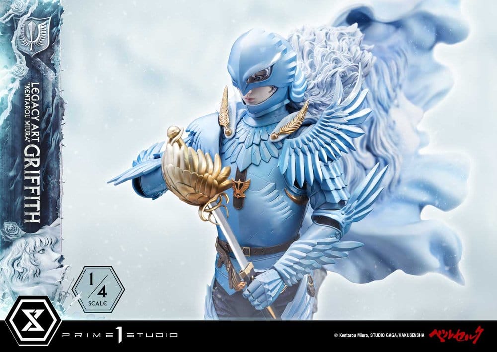 Berserk Legacy Art "Kentarou Miura" Statue 1/4 Griffith 93 cm, view 11