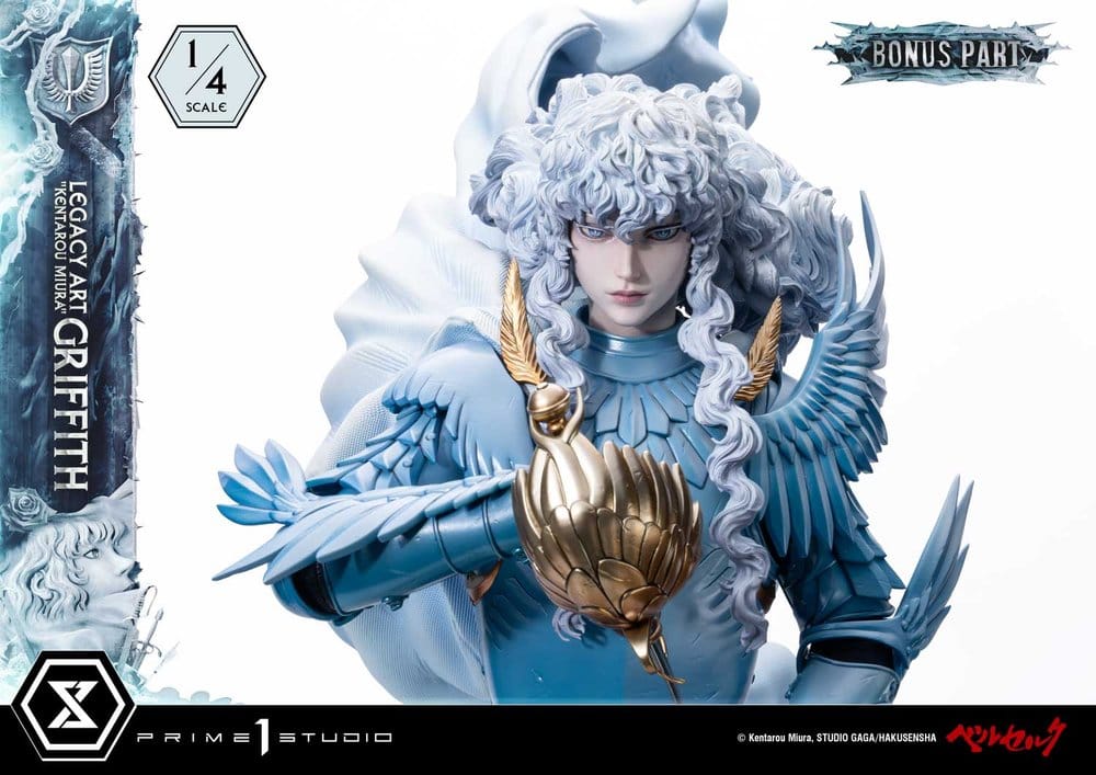 Berserk Legacy Art "Kentarou Miura" Statue 1/4 Griffith Bonus Version 93 cm, view 6