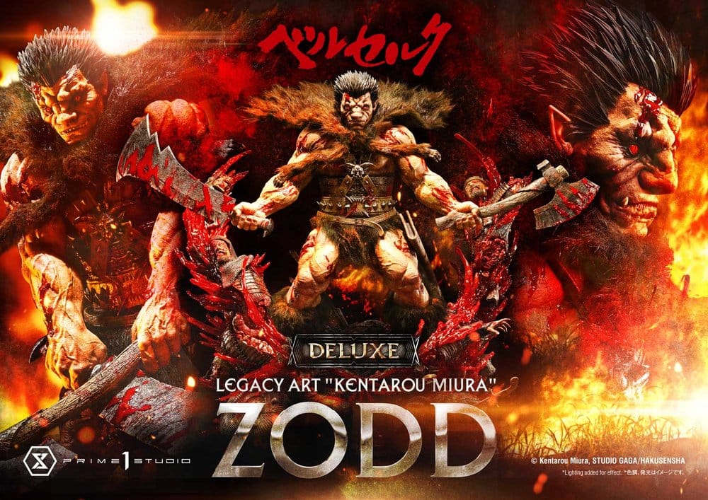 Berserk Legacy Art "Kentarou Miura" Statue 1/4 Zodd Deluxe Version 88 cm