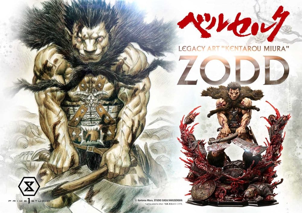 Berserk Legacy Art "Kentarou Miura" Statue 1/4 Zodd DX Bonus Version 88 cm