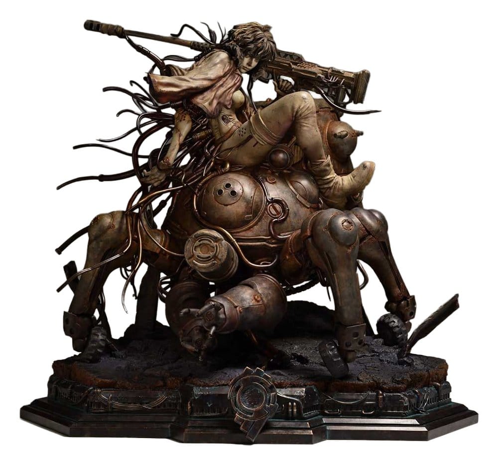 Ghost in the Shell Stand Alone Complex The Legend of Beauty and the Beast Statue 1/4 Motoko Kusanagi & Tachikoma Art by Entei Ryu 53 cm