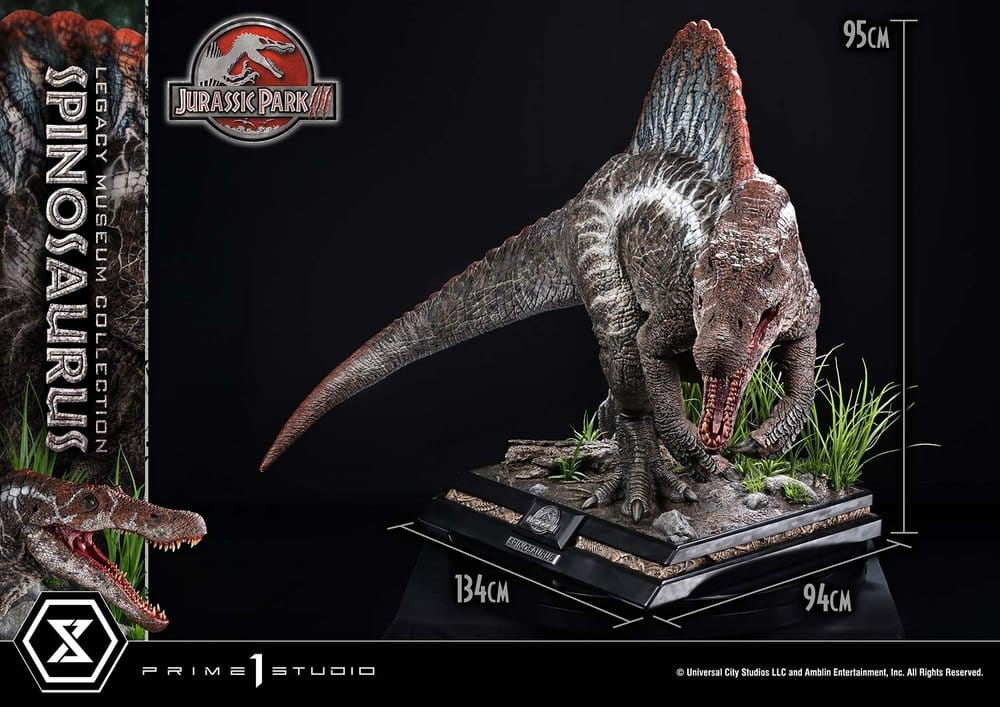 Jurassic Park Legacy Museum Collection Statue 1/6 Spinosaurus Bonus Version 134 cm, view 6
