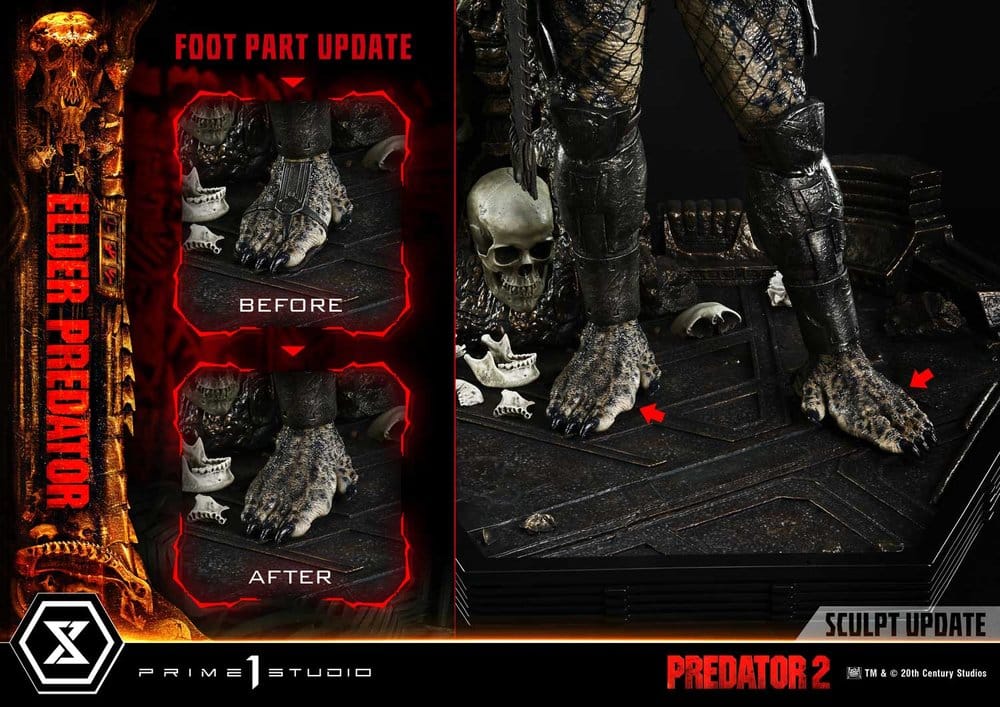 Predator 2 (Film) Museum Masterline Statue 1/3 Elder Predator 94 cm, view 4