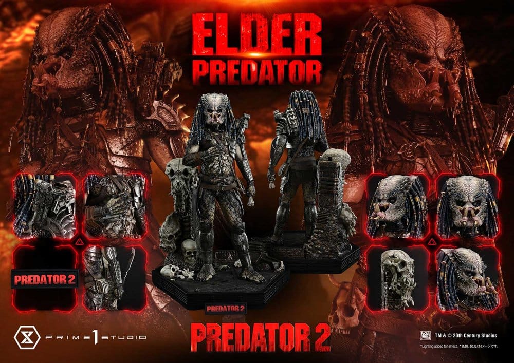Predator 2 (Film) Museum Masterline Statue 1/3 Elder Predator 94 cm, view 6