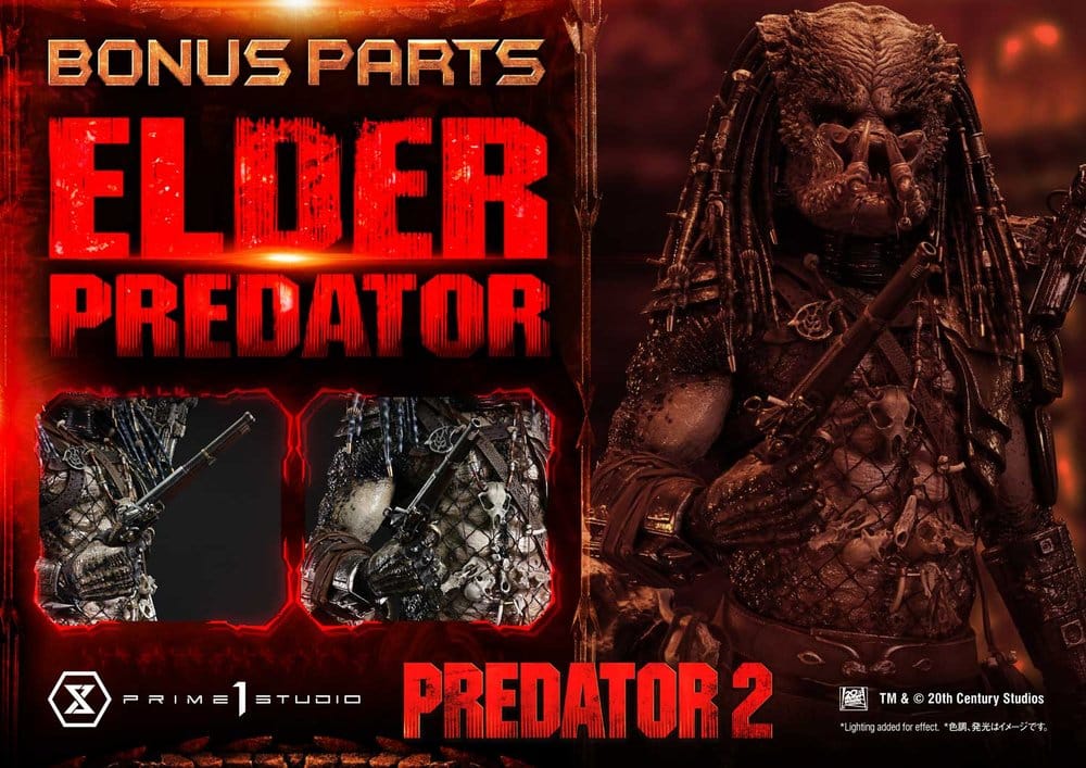 Predator 2 (Film) Museum Masterline Statue 1/3 Elder Predator DX Bonus Version 94 cm, view 3