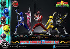 Mighty Morphin Power Rangers Premium Masterline Set of 5 Statues 1/4 Deluxe Bonus Version 62 cm