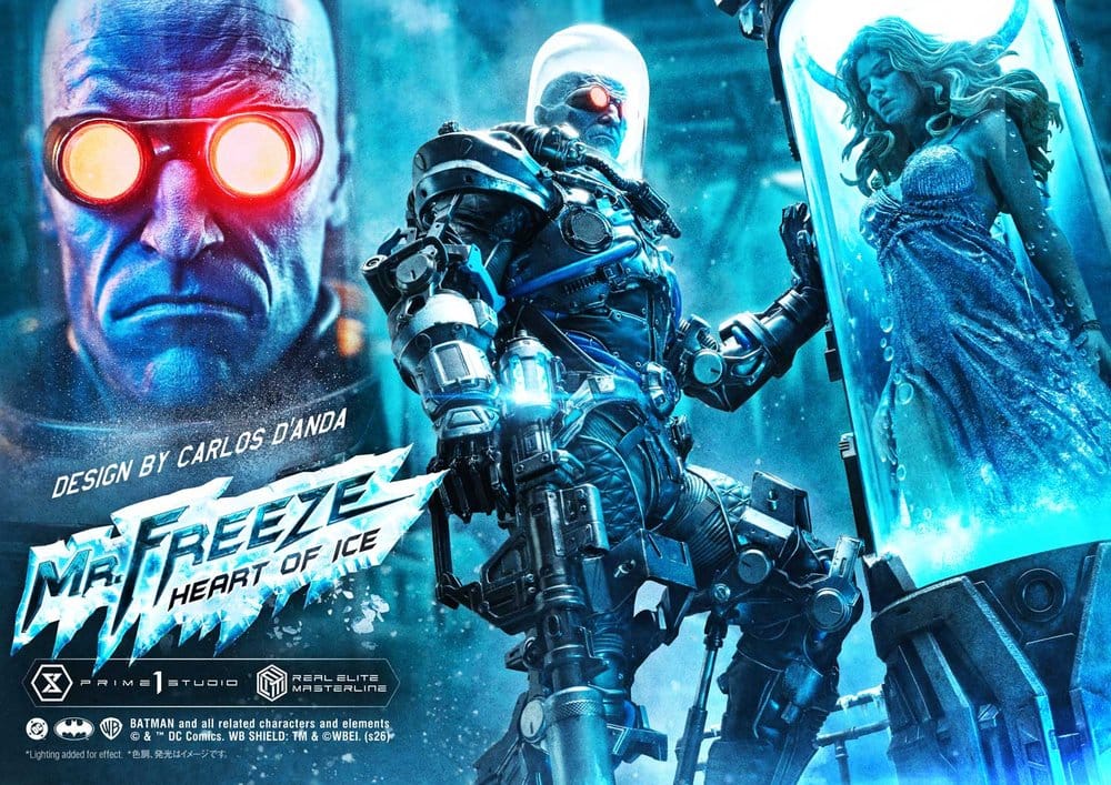 DC Comics Real Elite Masterline Series Statue 1/3 Batman (Comics) Mr. Freeze Heart of Ice (Design by Carlos D'Anda) 82 cm, view 2