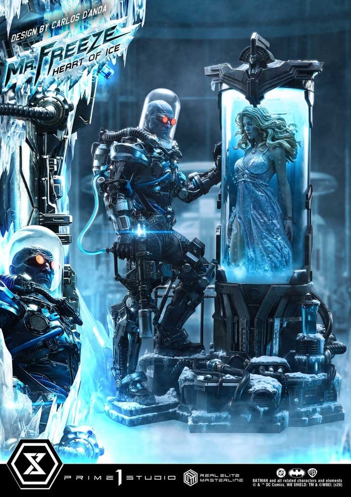 DC Comics Real Elite Masterline Series Statue 1/3 Batman (Comics) Mr. Freeze Heart of Ice (Design by Carlos D'Anda) 82 cm, view 3