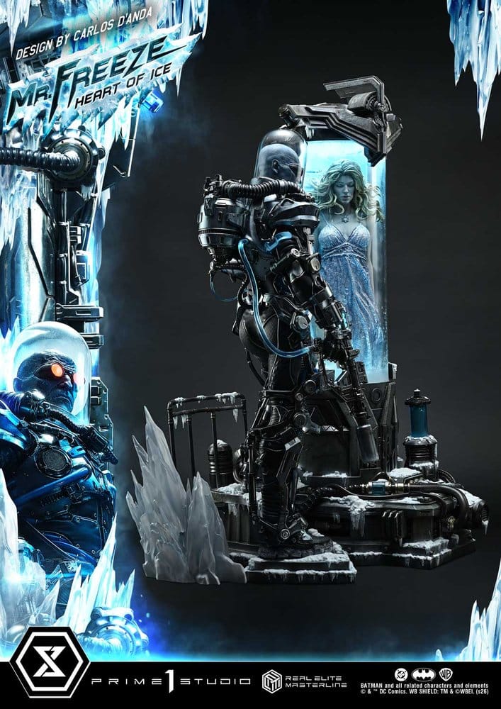 DC Comics Real Elite Masterline Series Statue 1/3 Batman (Comics) Mr. Freeze Heart of Ice (Design by Carlos D'Anda) 82 cm, view 8