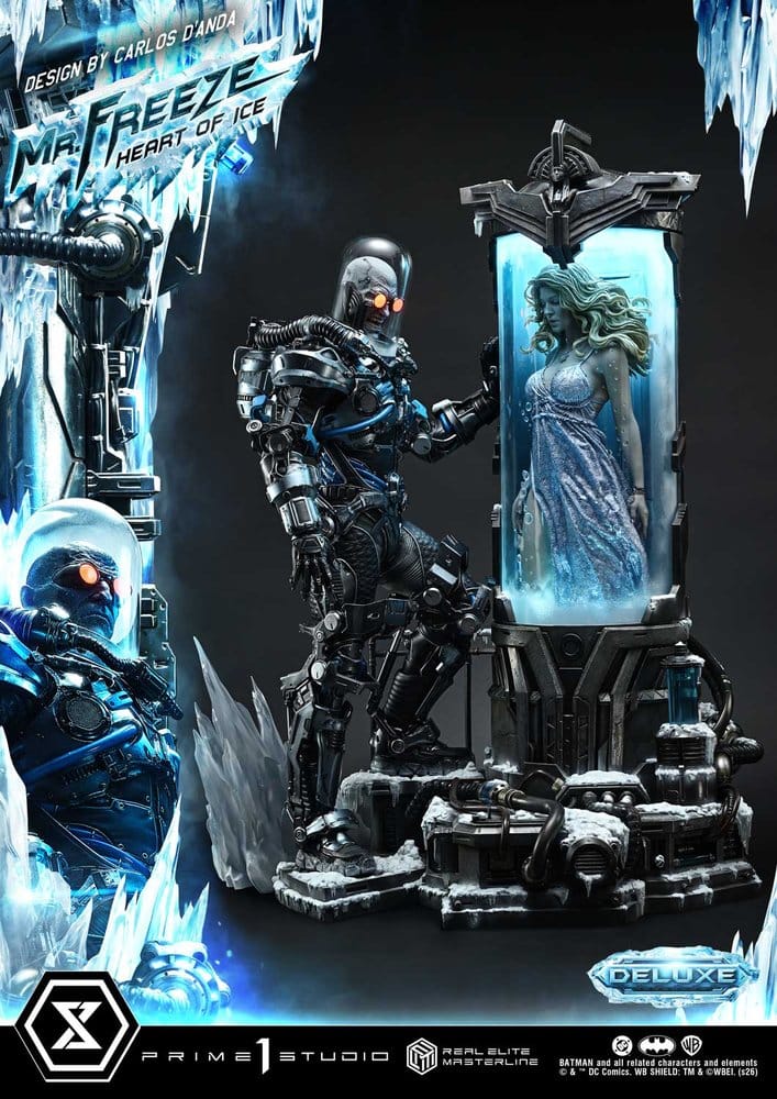 DC Comics Real Elite Masterline Series Statue 1/3 Batman (Comics) Mr. Freeze Heart of Ice (Design by Carlos D'Anda) Deluxe Version 82 cm by Prime 1 Studio