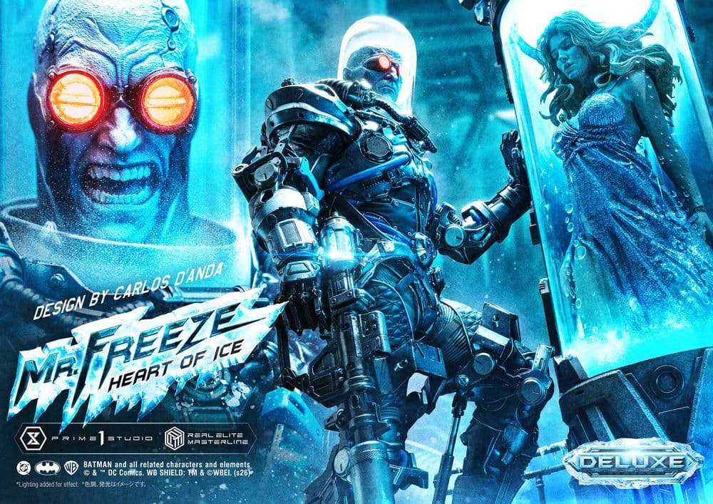 DC Comics Real Elite Masterline Series Statue 1/3 Batman (Comics) Mr. Freeze Heart of Ice (Design by Carlos D'Anda) Deluxe Version 82 cm, view 2