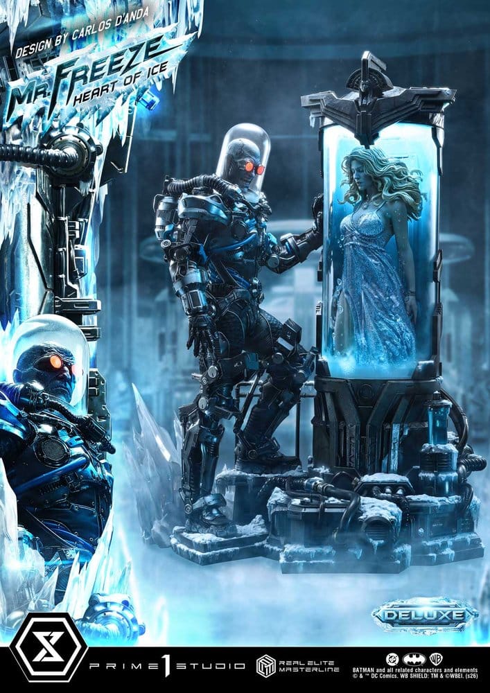 DC Comics Real Elite Masterline Series Statue 1/3 Batman (Comics) Mr. Freeze Heart of Ice (Design by Carlos D'Anda) Deluxe Version 82 cm, view 5