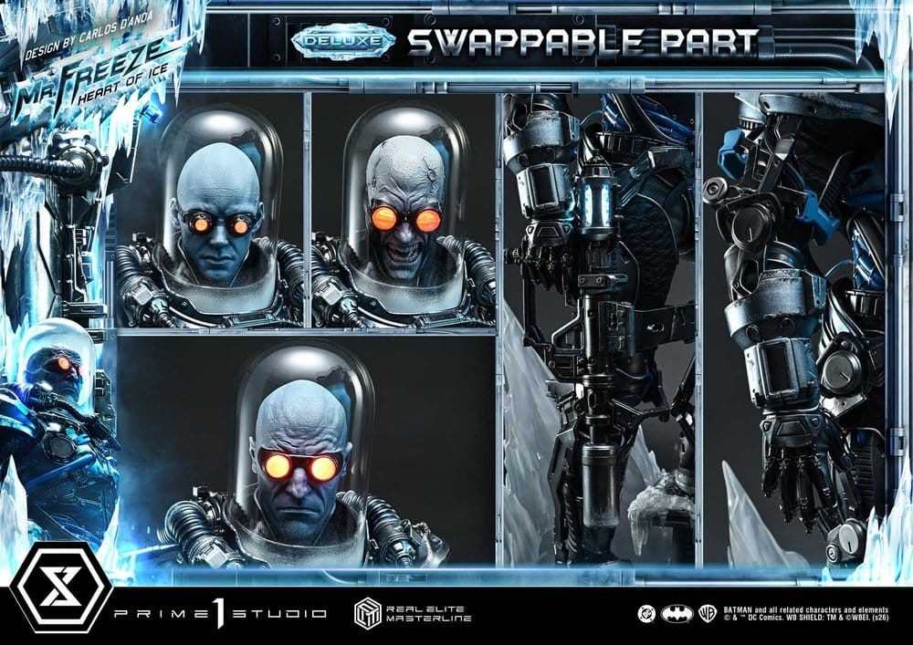 DC Comics Real Elite Masterline Series Statue 1/3 Batman (Comics) Mr. Freeze Heart of Ice (Design by Carlos D'Anda) Deluxe Version 82 cm, view 9