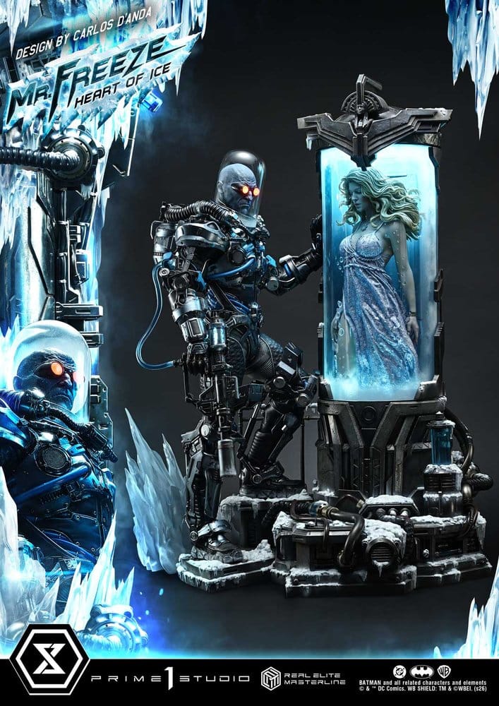 DC Comics Real Elite Masterline Series Statue 1/3 Batman (Comics) Mr. Freeze Heart of Ice (Design by Carlos D'Anda) Deluxe Bonus Version 82 cm, view 10