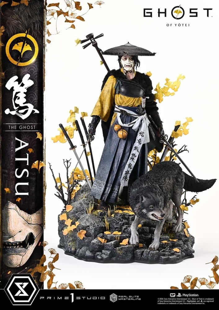 Ghost of Yotei Real Elite Masterline Statue 1/4 Atsu 59 cm