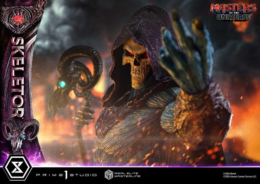 Masters of the Universe (2026 Film) Real Elite Masterline Series Statue 1/3 Skeletor 95 cm