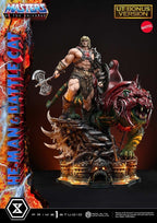 Masters of the Universe Real Elite Masterline Series Statue 1/4 He-Man & Battle Cat Ultimate Bonus Version 86 cm