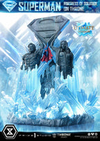 DC Comics Throne Legacy Collection Statue Statue 1/4 Superman Fortress of Solitude on Throne (Design by Gabriele Dell'Otto) Ultimate Version 52 cm