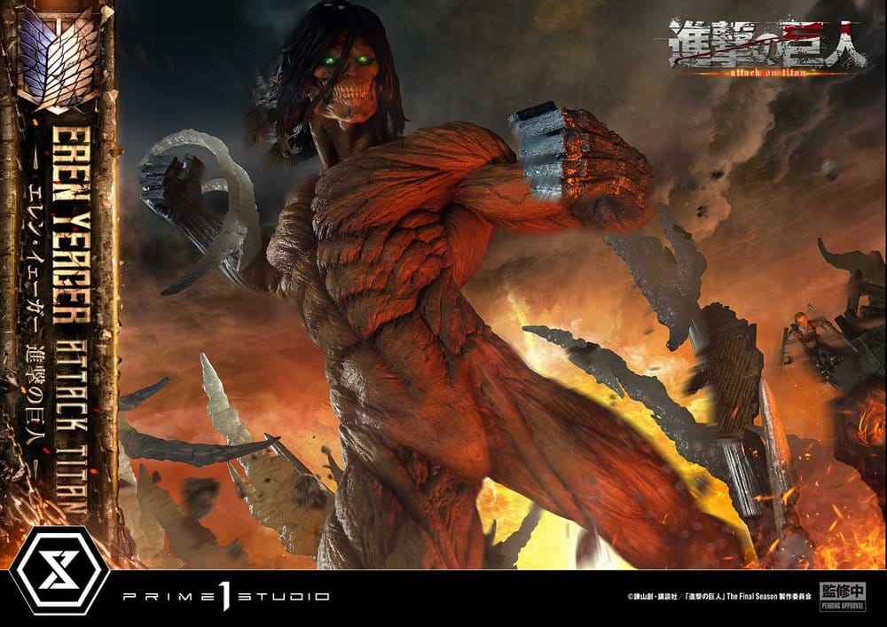 Attack on Titan (TV animation) Ultimate Diorama Masterline Statue Eren Yeager Attack Titan 81 cm
