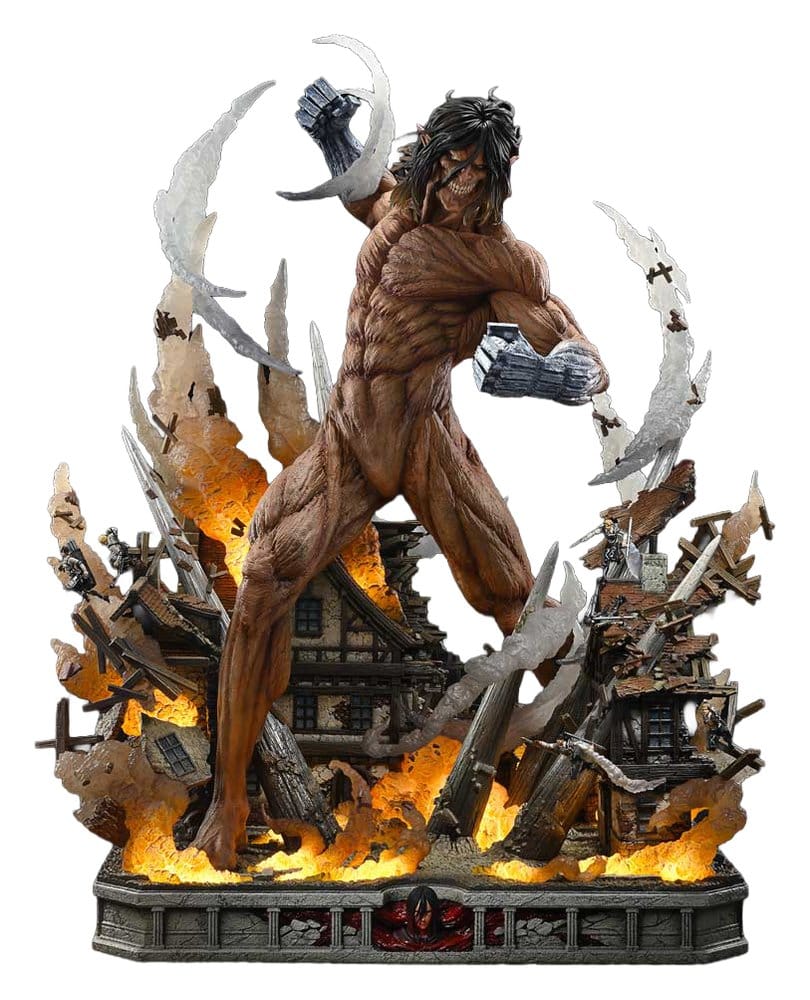 Attack on Titan (TV animation) Ultimate Diorama Masterline Statue Eren Yeager Attack Titan Bonus Version 81 cm