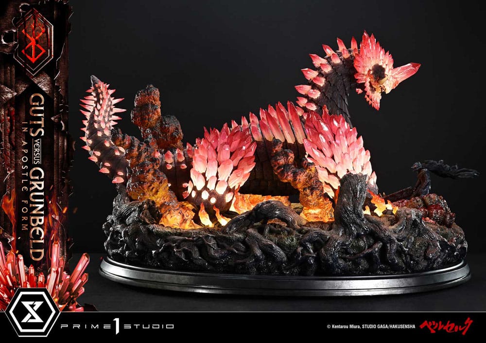Berserk Ultimate Diorama Masterline Series Statue Berserk Guts vs. Grunbeld in Apostle Form  58 cm