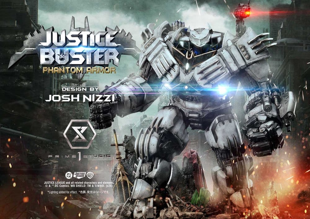 DC Comics Ultimate Museum Masterline Statue Justice Buster: Phantom Armor (Design By Josh Nizzi) 88 cm, view 2
