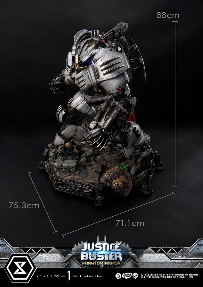DC Comics Ultimate Museum Masterline Statue Justice Buster: Phantom Armor (Design By Josh Nizzi) 88 cm, view 9