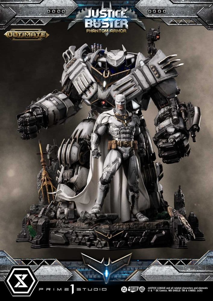 DC Comics Ultimate Museum Masterline Statue Justice Buster: Phantom Armor (Design By Josh Nizzi) Ultimate Version 88 cm, view 5