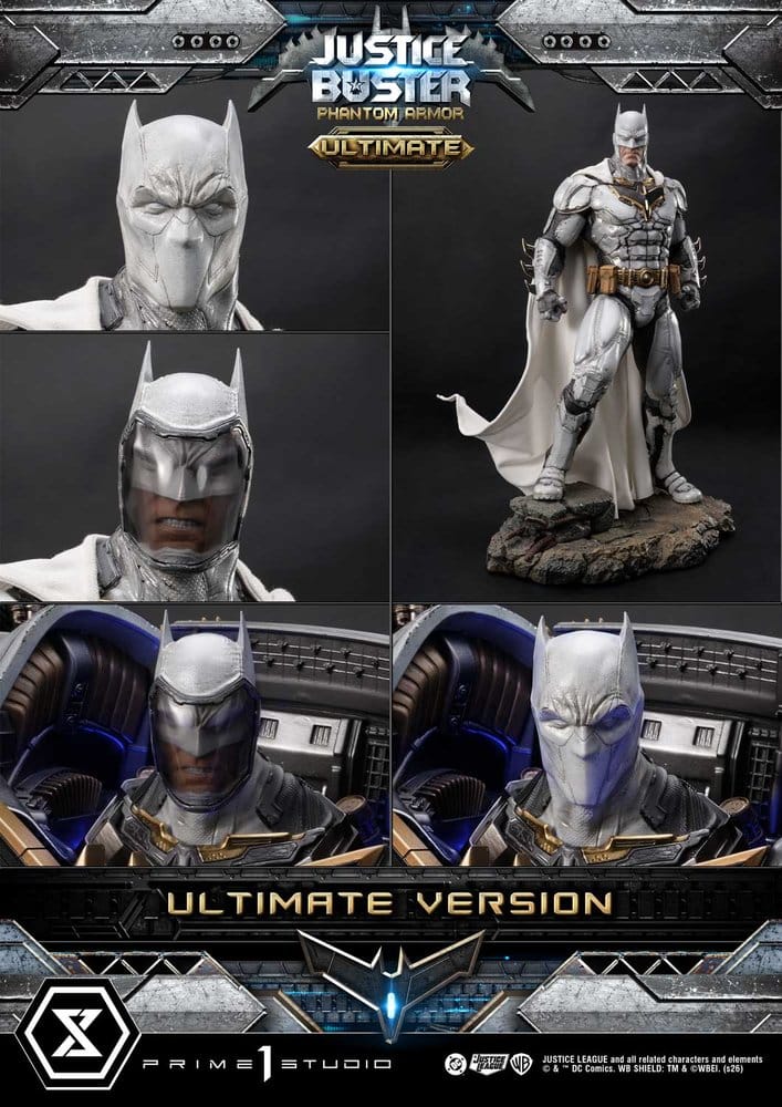 DC Comics Ultimate Museum Masterline Statue Justice Buster: Phantom Armor (Design By Josh Nizzi) Ultimate Version 88 cm, view 9