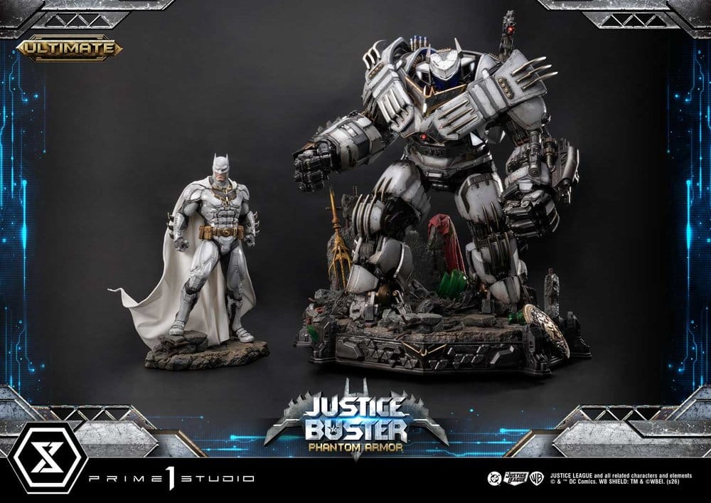 DC Comics Ultimate Museum Masterline Statue Justice Buster: Phantom Armor (Design By Josh Nizzi) Ultimate Version 88 cm, view 11
