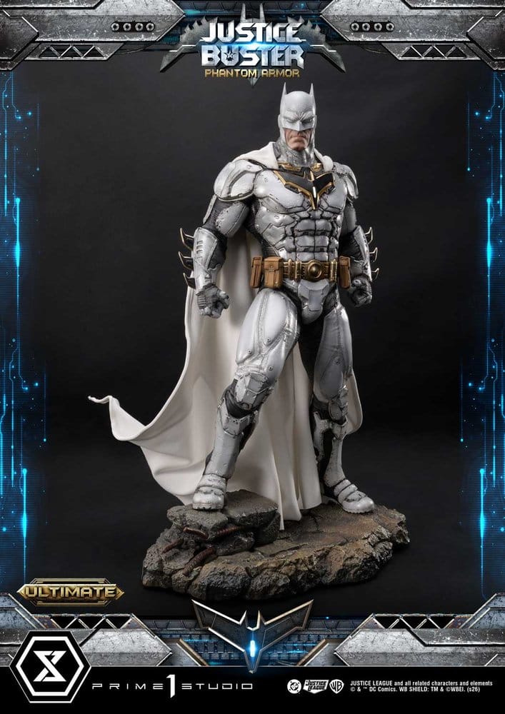 DC Comics Ultimate Museum Masterline Statue Justice Buster: Phantom Armor (Design By Josh Nizzi) Ultimate Version 88 cm, view 12
