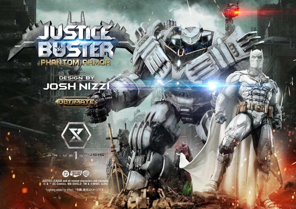 DC Comics Ultimate Museum Masterline Statue Justice Buster: Phantom Armor (Design By Josh Nizzi) Ultimate Bonus Version 88 cm, view 2