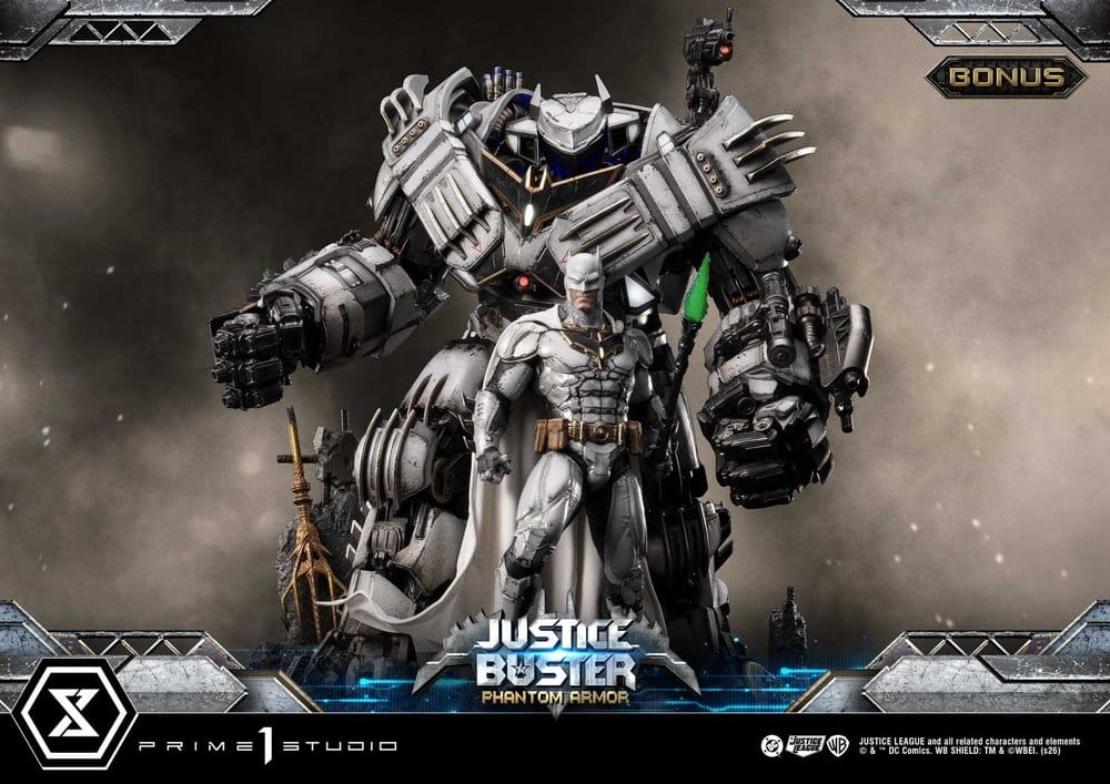 DC Comics Ultimate Museum Masterline Statue Justice Buster: Phantom Armor (Design By Josh Nizzi) Ultimate Bonus Version 88 cm, view 5