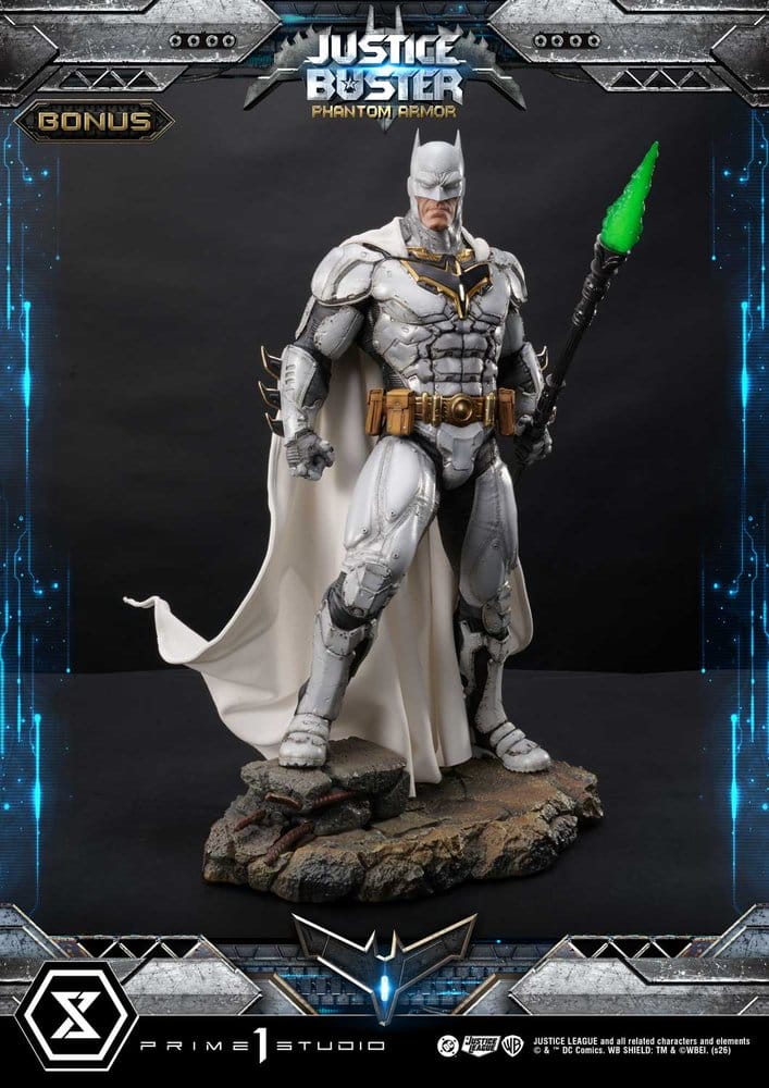 DC Comics Ultimate Museum Masterline Statue Justice Buster: Phantom Armor (Design By Josh Nizzi) Ultimate Bonus Version 88 cm, view 6
