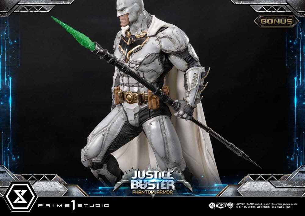 DC Comics Ultimate Museum Masterline Statue Justice Buster: Phantom Armor (Design By Josh Nizzi) Ultimate Bonus Version 88 cm, view 7