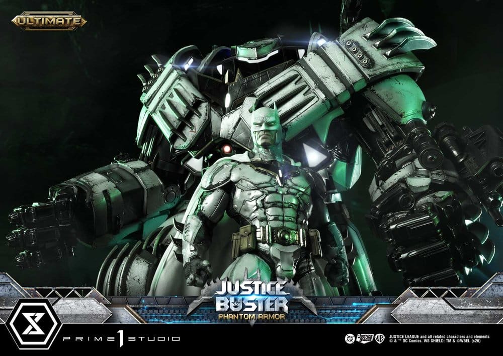 DC Comics Ultimate Museum Masterline Statue Justice Buster: Phantom Armor (Design By Josh Nizzi) Ultimate Bonus Version 88 cm, view 8