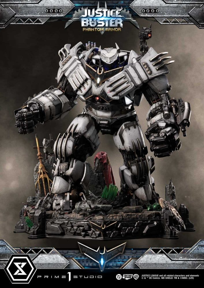 DC Comics Ultimate Museum Masterline Statue Justice Buster: Phantom Armor (Design By Josh Nizzi) Ultimate Bonus Version 88 cm, view 11