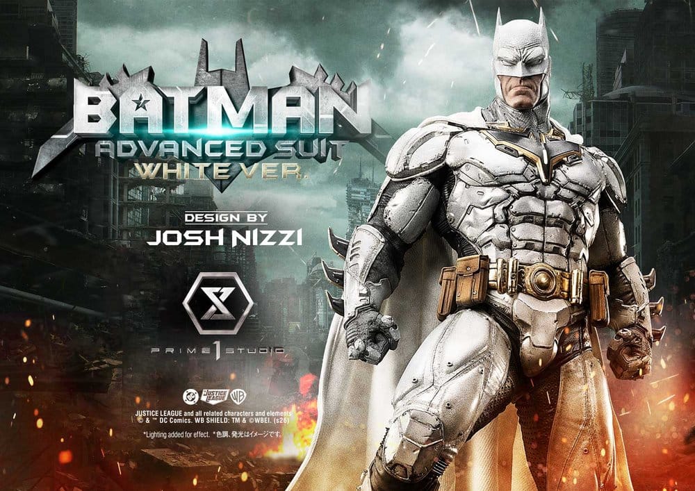 DC Comics Ultimate Museum Masterline Statue Batman Advanced Suit White Version (Design By Josh Nizzi) 51 cm, view 2