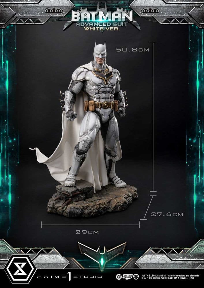 DC Comics Ultimate Museum Masterline Statue Batman Advanced Suit White Version (Design By Josh Nizzi) 51 cm, view 7