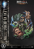 Attack on Titan Ultimate Premium Masterline Series Statue 1/4 Levi Versus Beast Titan 73 cm