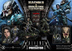 Aliens vs. Predator (Comic) Ultimate Premium Masterline Statue 1/4 Machiko & Broken Tusk Predator 79 cm
