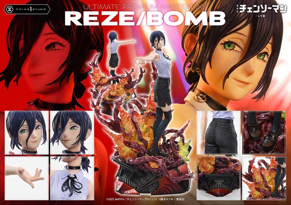 Chainsaw Man Ultimate Premium Masterline Series Statue 1/4 The Movie: Reze Arc REZE/BOMB 56 cm, view 6