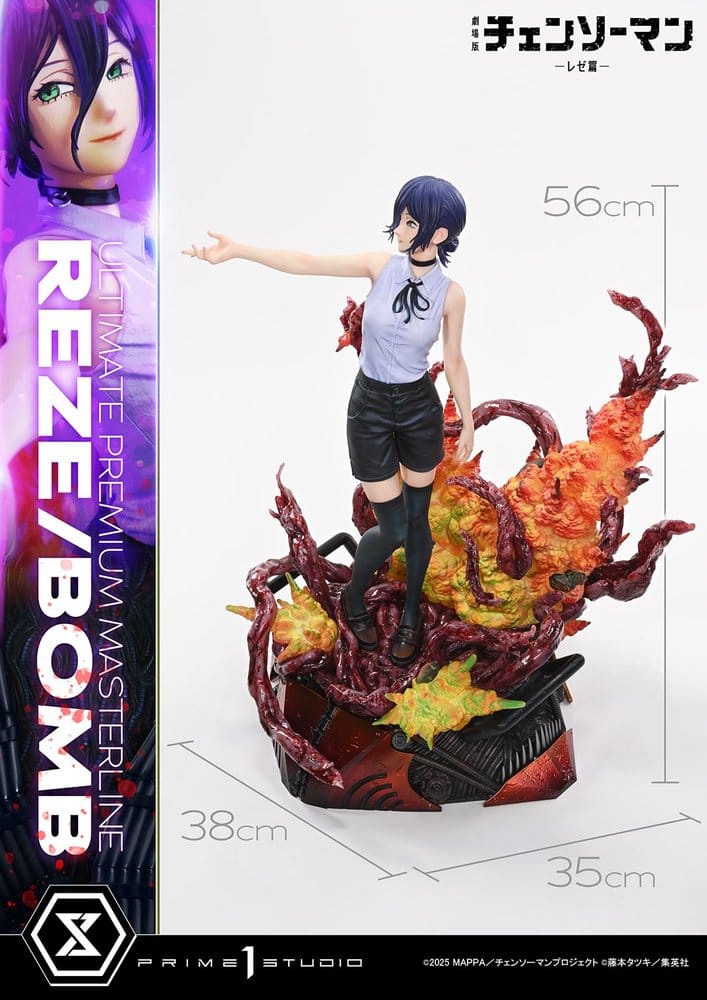 Chainsaw Man Ultimate Premium Masterline Series Statue 1/4 The Movie: Reze Arc REZE/BOMB 56 cm, view 7
