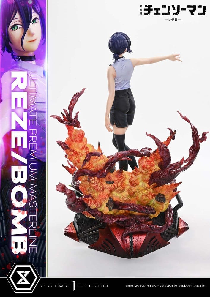 Chainsaw Man Ultimate Premium Masterline Series Statue 1/4 The Movie: Reze Arc REZE/BOMB 56 cm, view 8
