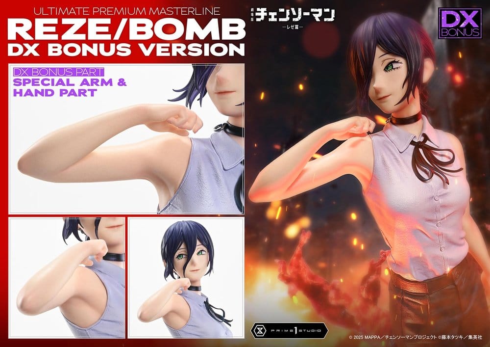 Chainsaw Man Ultimate Premium Masterline Series Statue 1/4 The Movie: Reze Arc REZE/BOMB DX Bonus Version 56 cm, view 3
