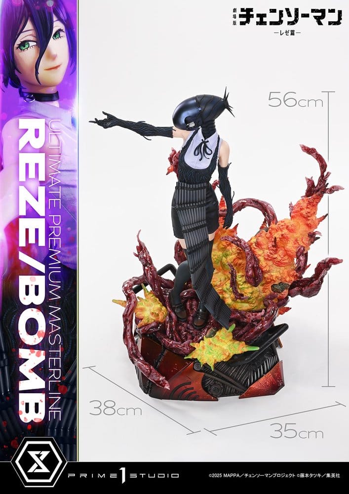 Chainsaw Man Ultimate Premium Masterline Series Statue 1/4 The Movie: Reze Arc REZE/BOMB DX Bonus Version 56 cm, view 6