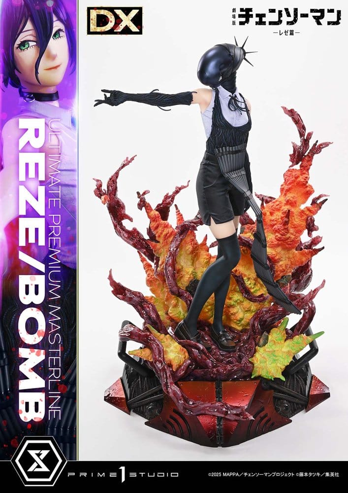 Chainsaw Man Ultimate Premium Masterline Series Statue 1/4 The Movie: Reze Arc REZE/BOMB DX Bonus Version 56 cm, view 7
